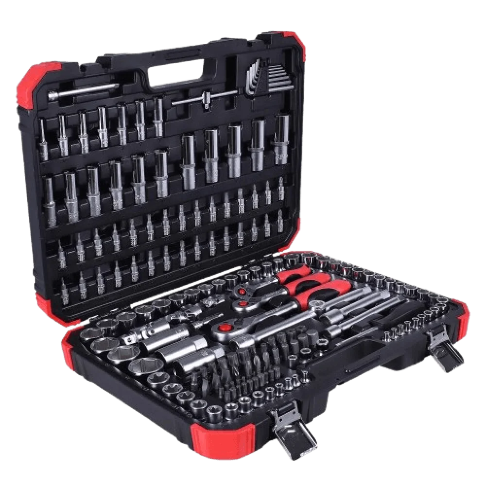 Jogo De Soquetes Sextavado 1/4-1/2 Com 172 Peç Gedore - Imagem 6