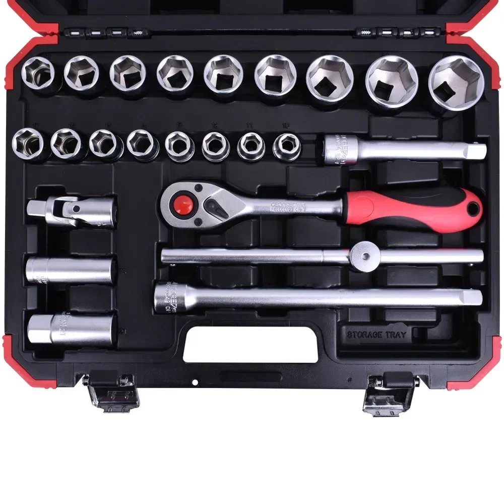 Jogo De Soquetes Sextavados 24 Peç R69003024 Gedore Red - Imagem 3