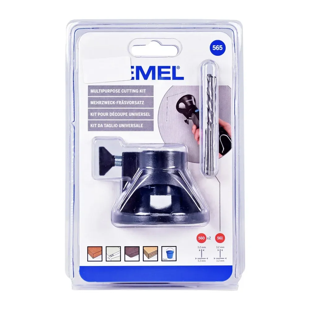 Jogo Guia De Corte Multiuso Modelo 565 Dremel - Imagem 5