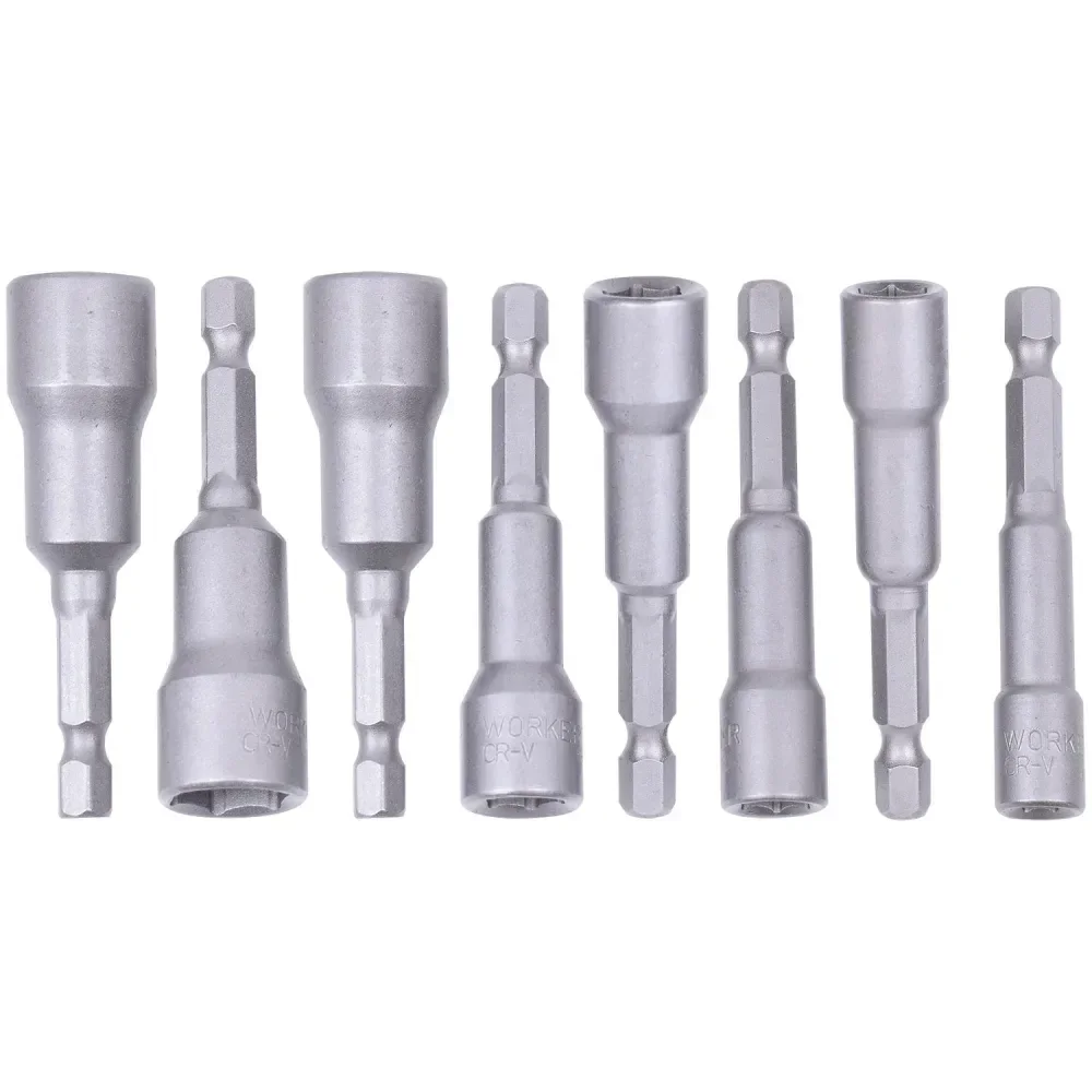 Jogo Soquetes Magnético 65Mm 8 Peç Worker - Imagem 2