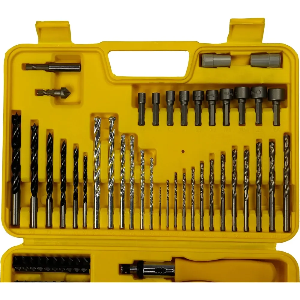 Jogos De Brocas E Bits Em Cromo Vanádio 110 Peç Bumafer - Imagem 3