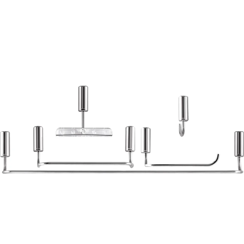 Kit Acessórios De Banheiro Idea Cromado 5 Peç Docol - Imagem 2