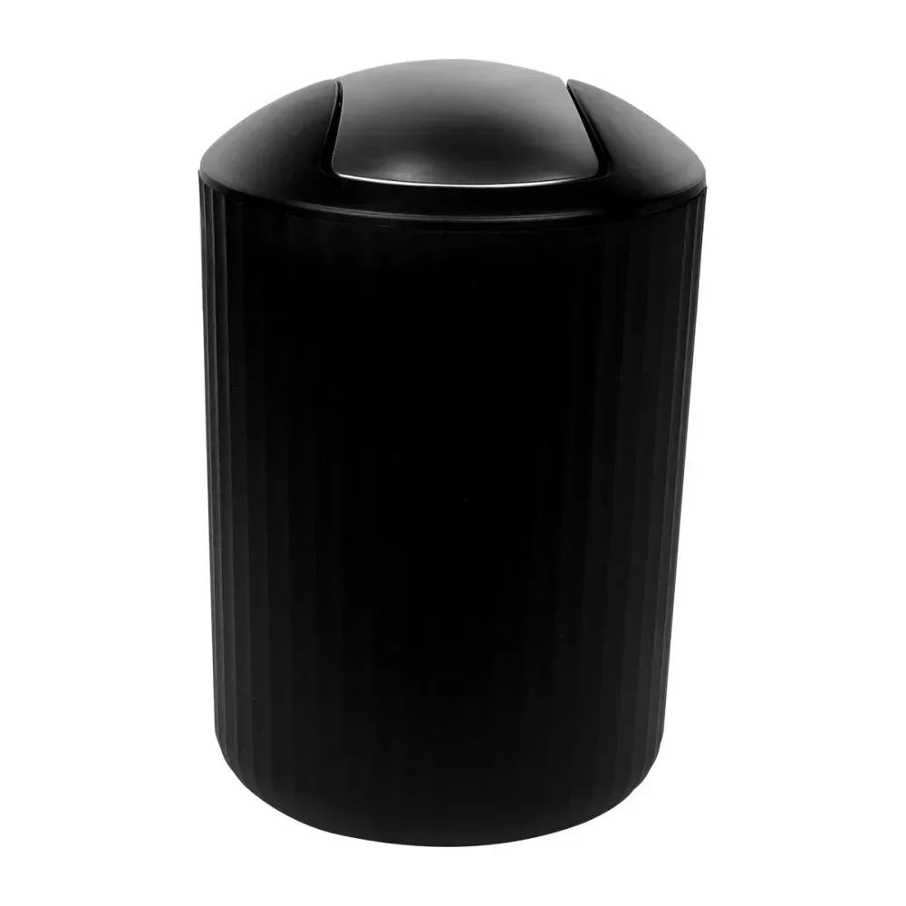 Kit Acessórios Para Banheiro 7 Peç Preta Kala - Imagem 6