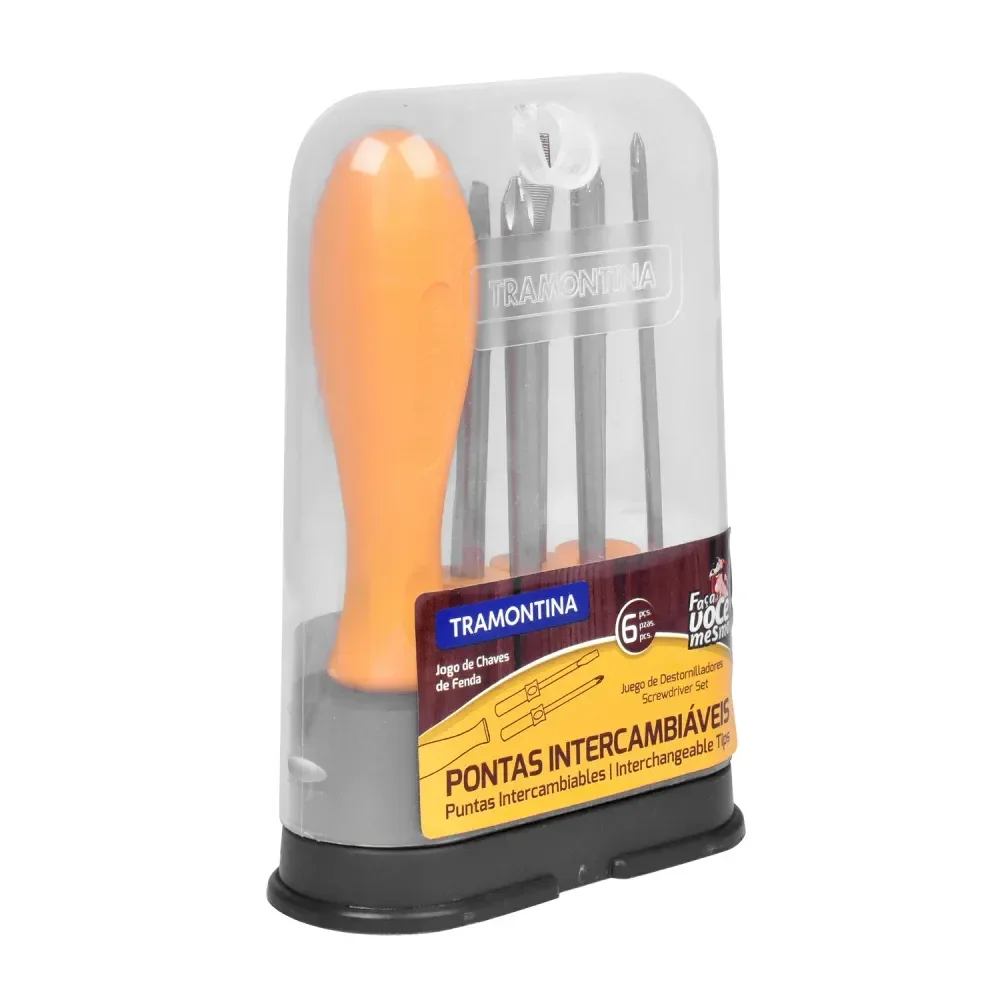 Kit Chaves De Fenda Pontas Intercambiáveis 6 Peç Tramontina - Imagem 5
