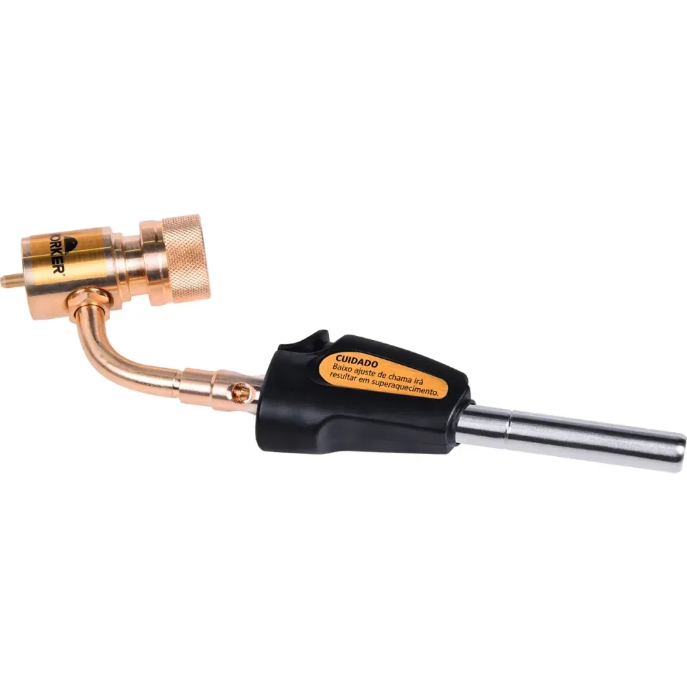 Kit Cilindro De Gás Mapp Aço Com Maçarico Portátil Worker - Imagem 3