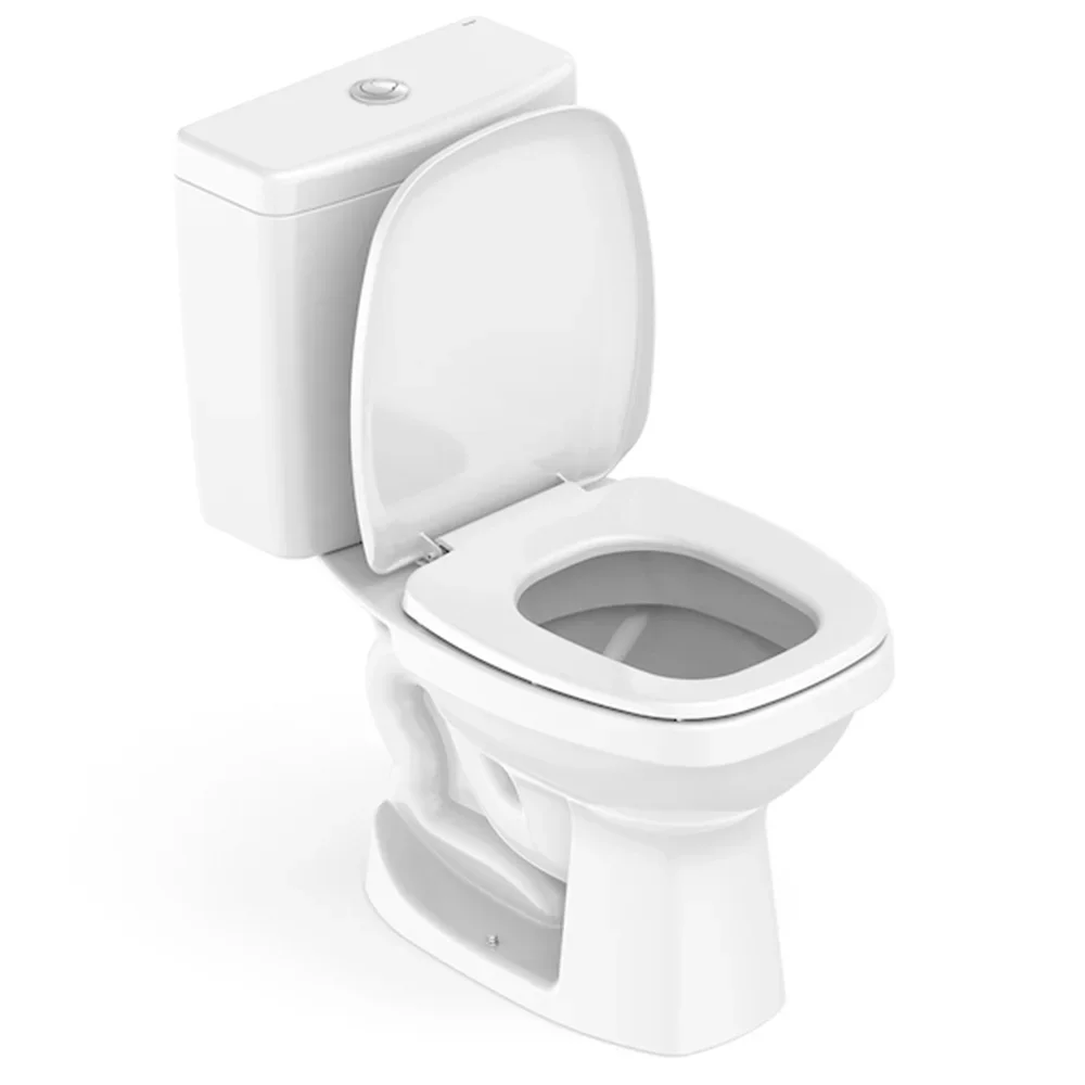 Kit Completo Bacia E Caixa Acoplada Branca Incepa - Imagem 2