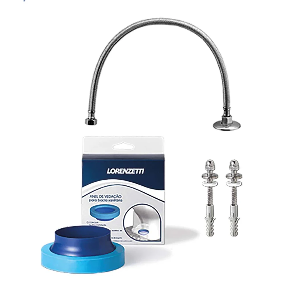 Kit Completo Luna Bacia E Caixa Acoplada 3/6L Lorenzetti Duchas - Imagem 2