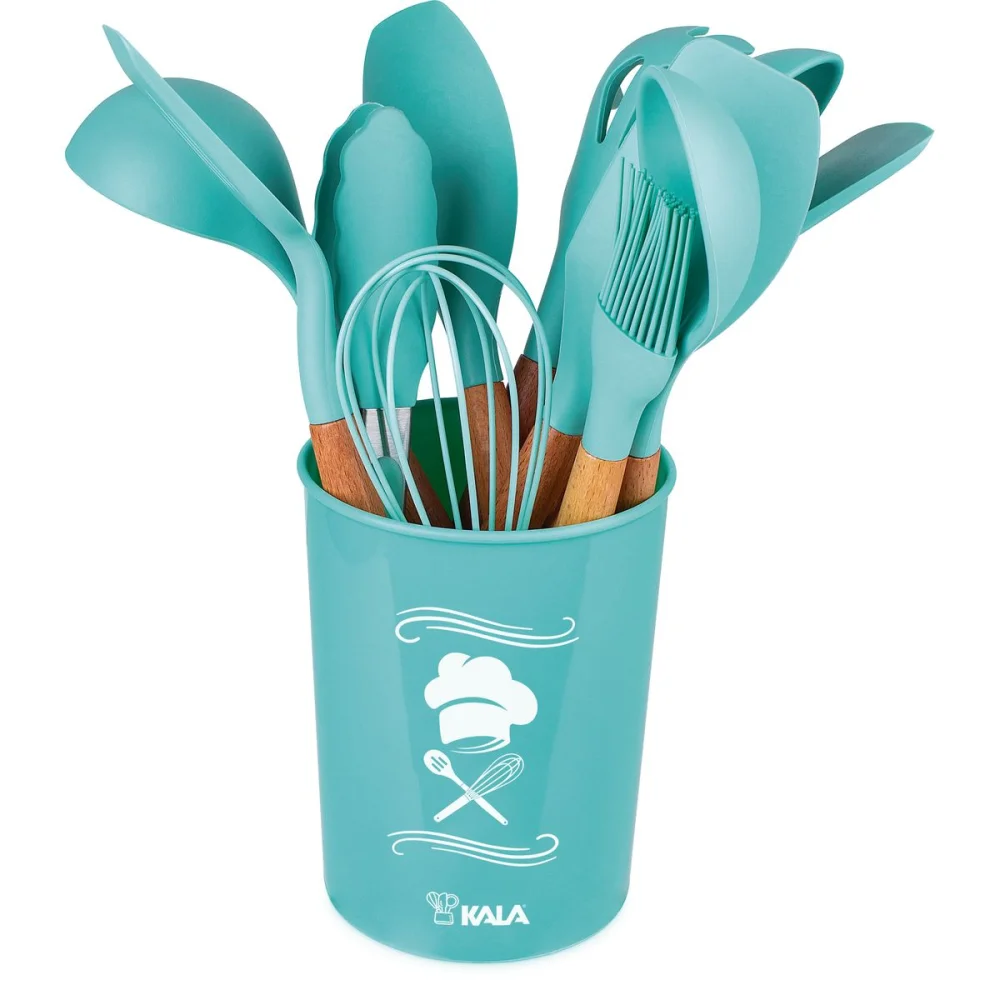 Kit Cozinha Ballagi 12 Peç Verde Kala - Imagem 2