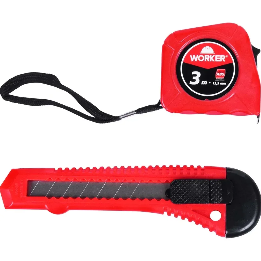 Kit De Ferramentas Manuais Com 5 Peç Worker - Imagem 3