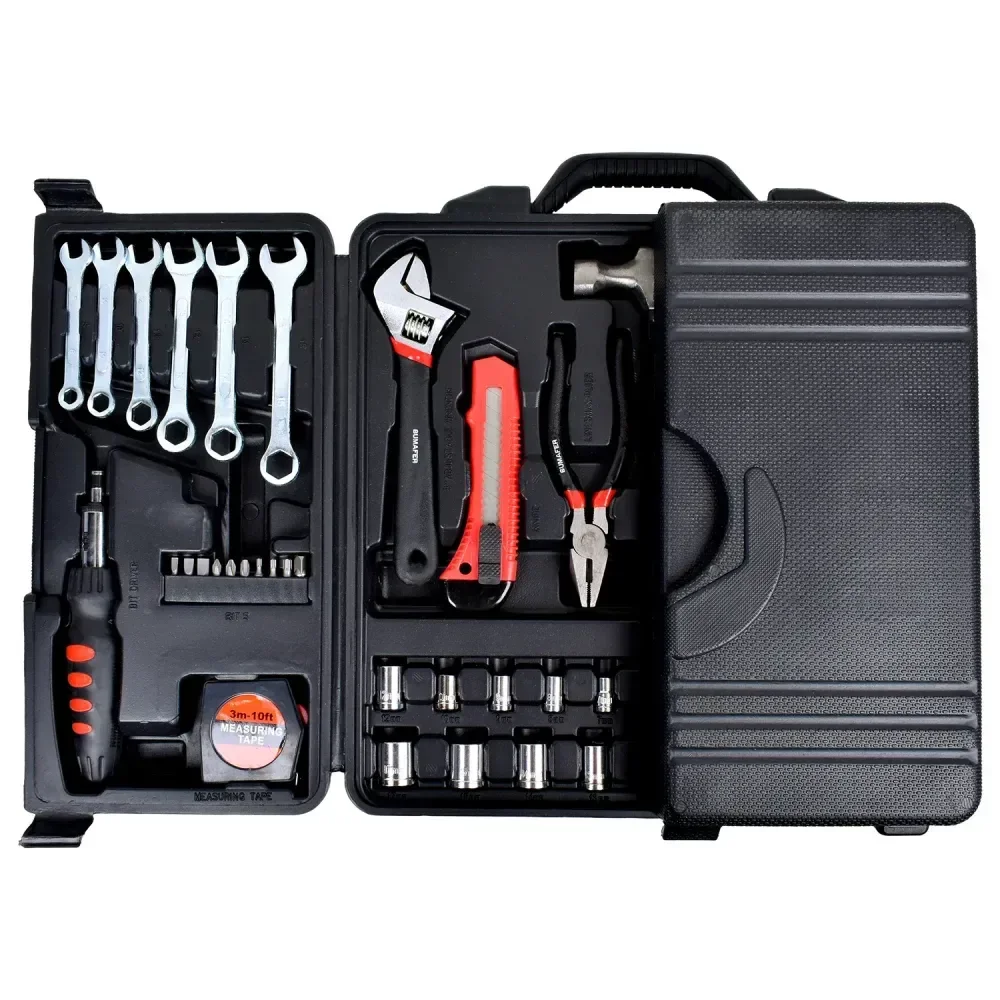 Kit De Ferramentas Modelo 160 Peç Aço Carbono Bumafer - Imagem 3