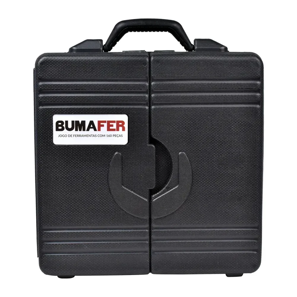 Kit De Ferramentas Modelo 160 Peç Aço Carbono Bumafer - Imagem 4