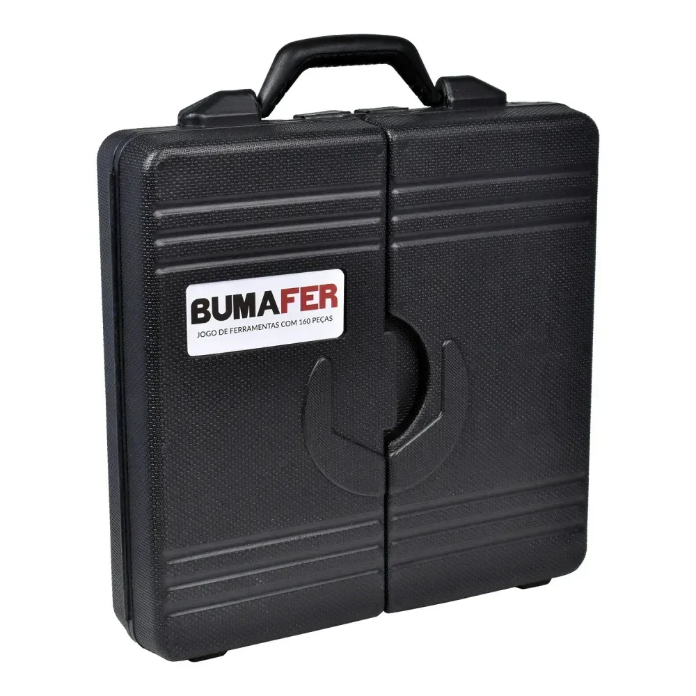 Kit De Ferramentas Modelo 160 Peç Aço Carbono Bumafer - Imagem 5