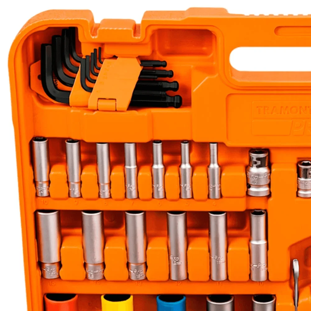 Kit De Ferramentas Oficinas 176 Peç Com Maleta Tramontina - Imagem 3