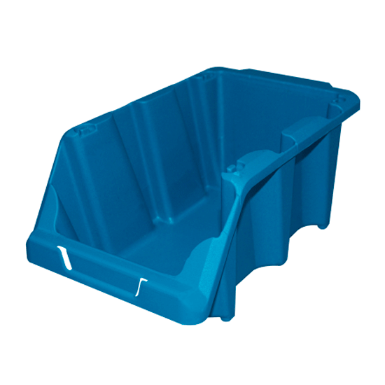 Kit De Gavetas Empilháveis Nº 5 Azul 42018 Presto - Imagem 2