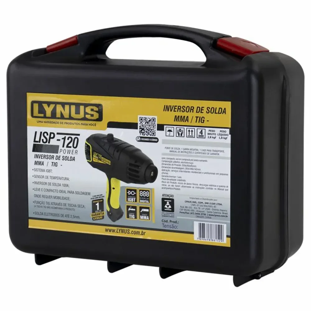 Kit De Solda Kisl-185B Standard Tig/Mma Biv Lynus - Imagem 8