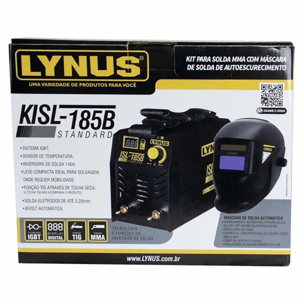 Kit De Solda Kisl-185B Standard Tig/Mma Biv Lynus - Imagem 9