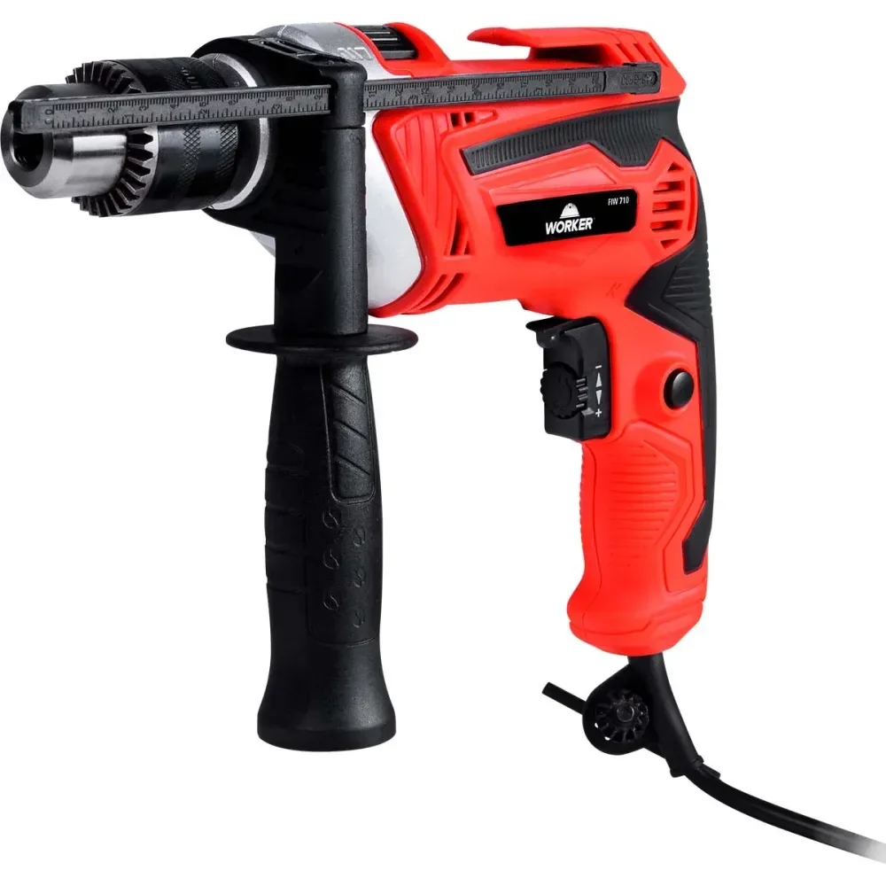 Kit Esmerilhadeira 650W Furadeira Impacto 710W Worker - Imagem 2