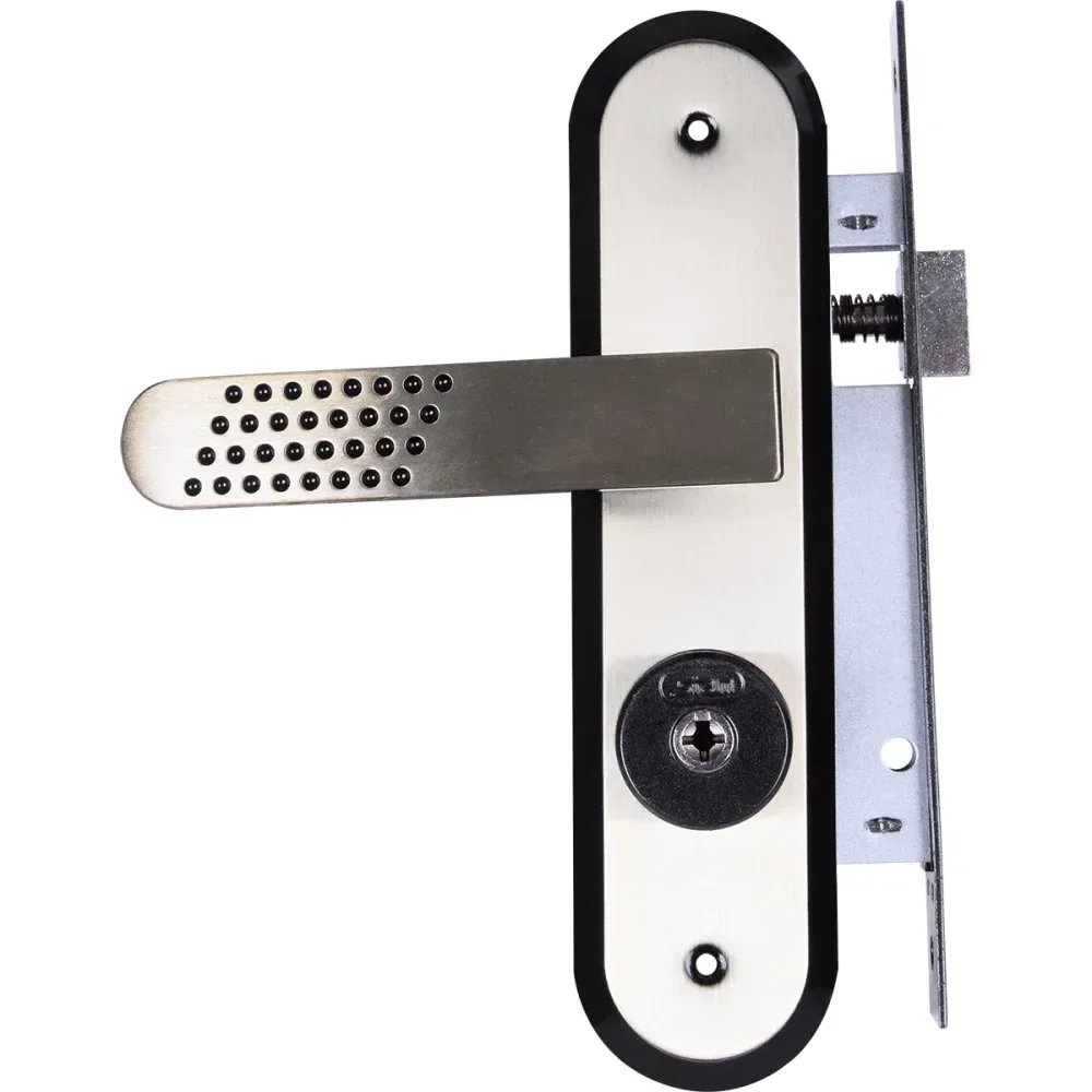 Kit Fechadura De Segurança Externa Treta Oxidado Com 6 Chaves Stam - Imagem 2