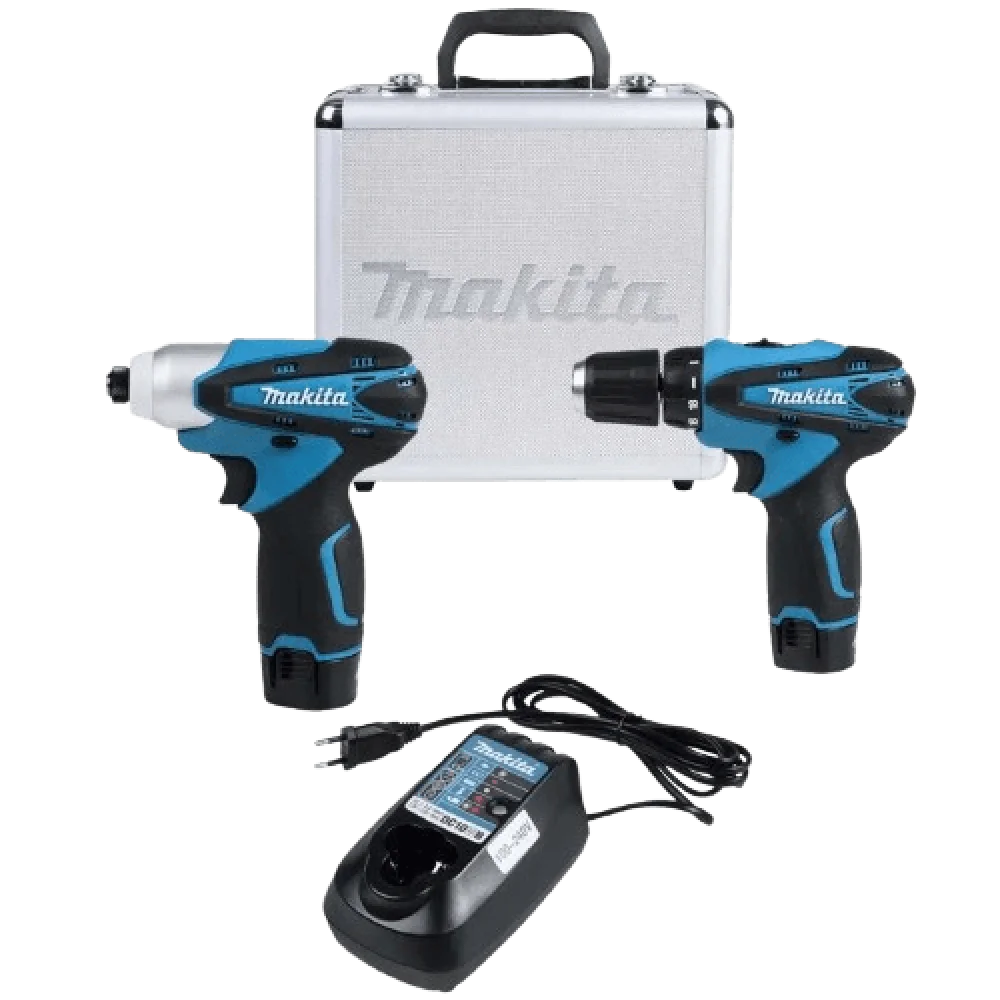 Kit Furadeira Parafusadeira De Impacto 12V Bateria Makita - Imagem 6