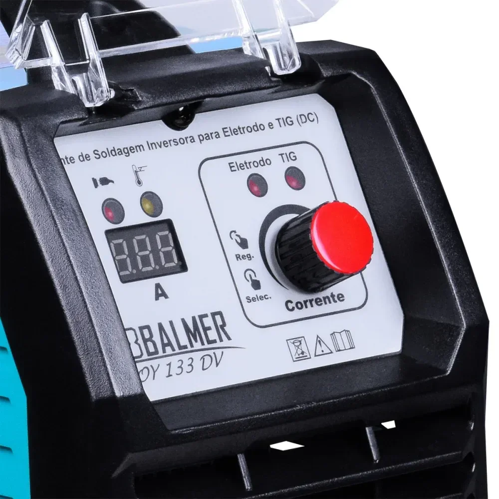 Kit Inversora Joy 133Dv Máscara Mab 80 E Curso De Solda Balmer - Imagem 4