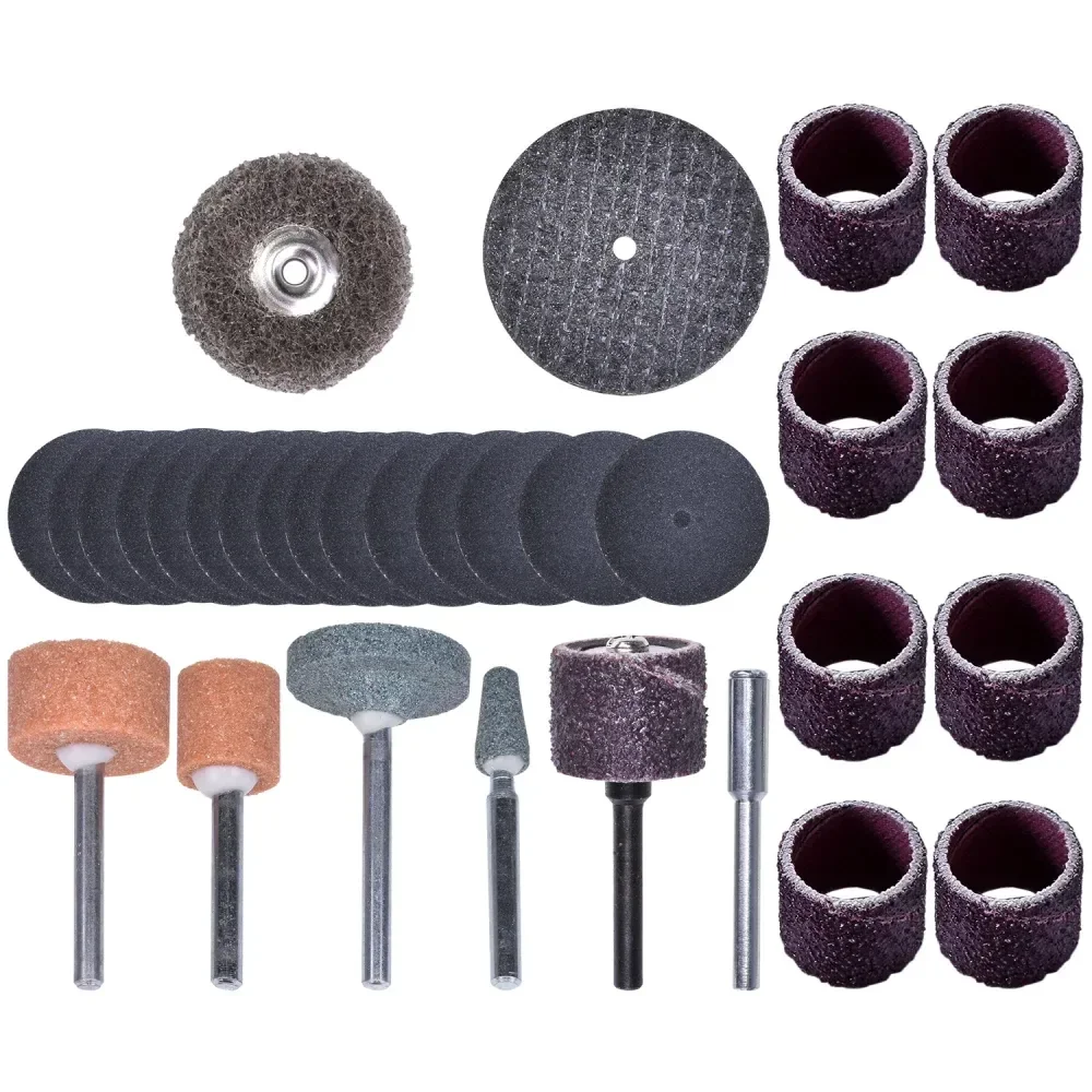 Kit Para Mini Retífica 31 Peç Para Lixar E Afiar Dremel - Imagem 3