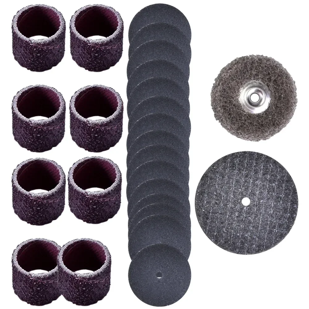 Kit Para Mini Retífica 31 Peç Para Lixar E Afiar Dremel - Imagem 4