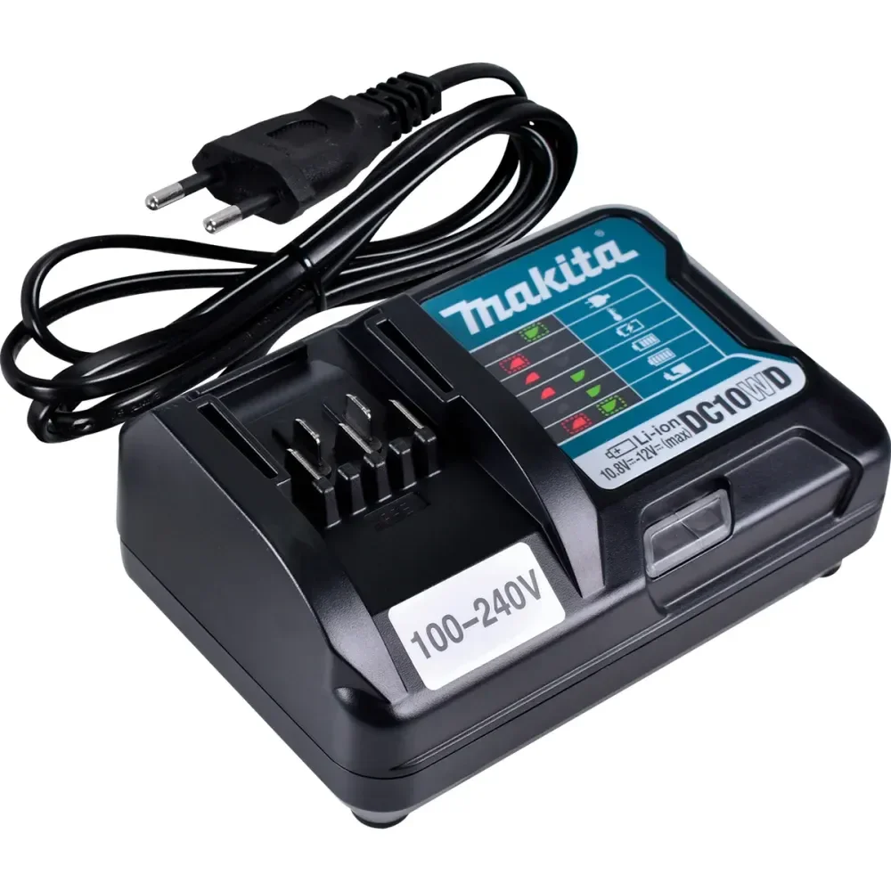 Kit Parafusadeira Furadeira Impacto A Bateria 12V + Aspirador De Pó Makita - Imagem 4