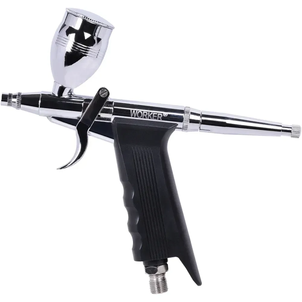 Kit Pistola Aerógrafo 16 Peç Worker - Imagem 2