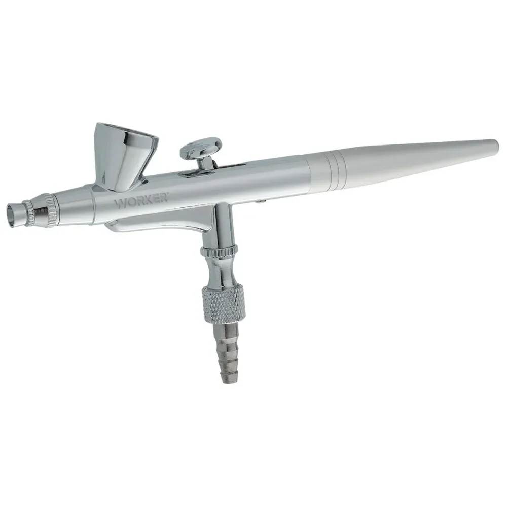 Kit Pistola Aerógrafo Com Minicompressor Bivolt Worker - Imagem 2