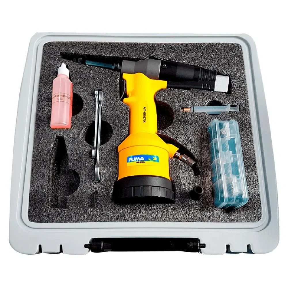 Kit Rebitador Pneumático 1/4 2050Kfgm At6007K Puma - Imagem 2