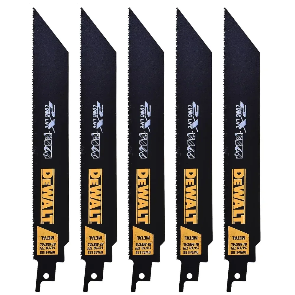 Lâmina De Serra Sabre 8 14/18Dpp Metal Com 5 Peç Dewalt - Imagem 2