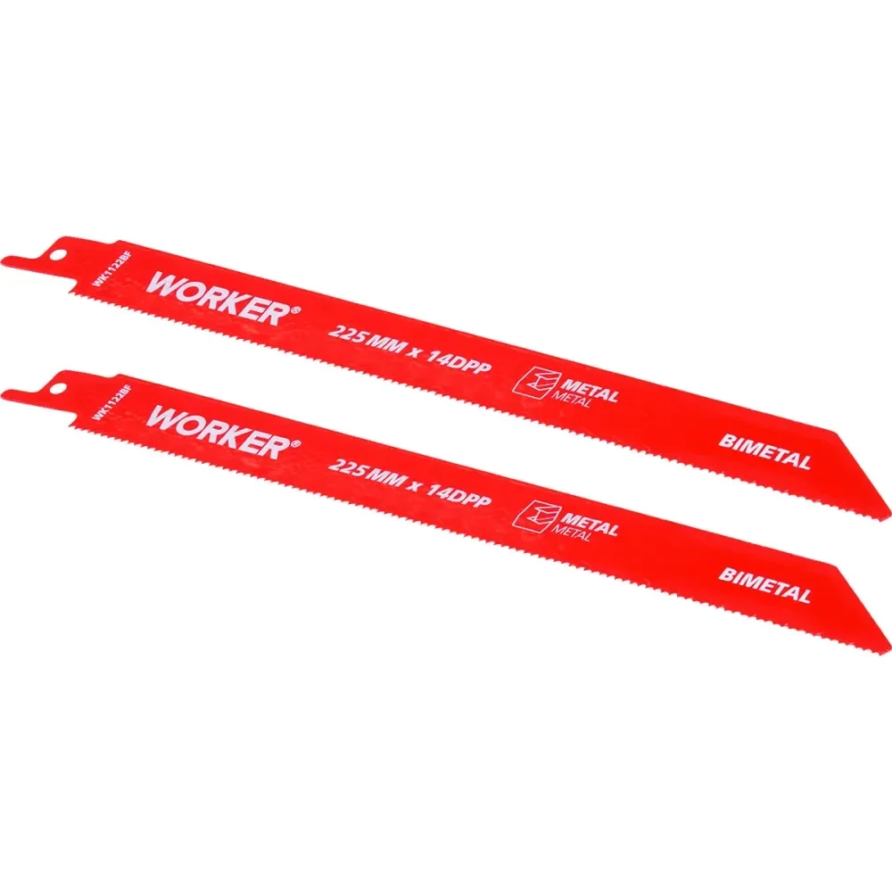 Lâmina Para Serra Sabre Bimetálica 1/2” 225Mm 14 Dentes Worker - Imagem 2