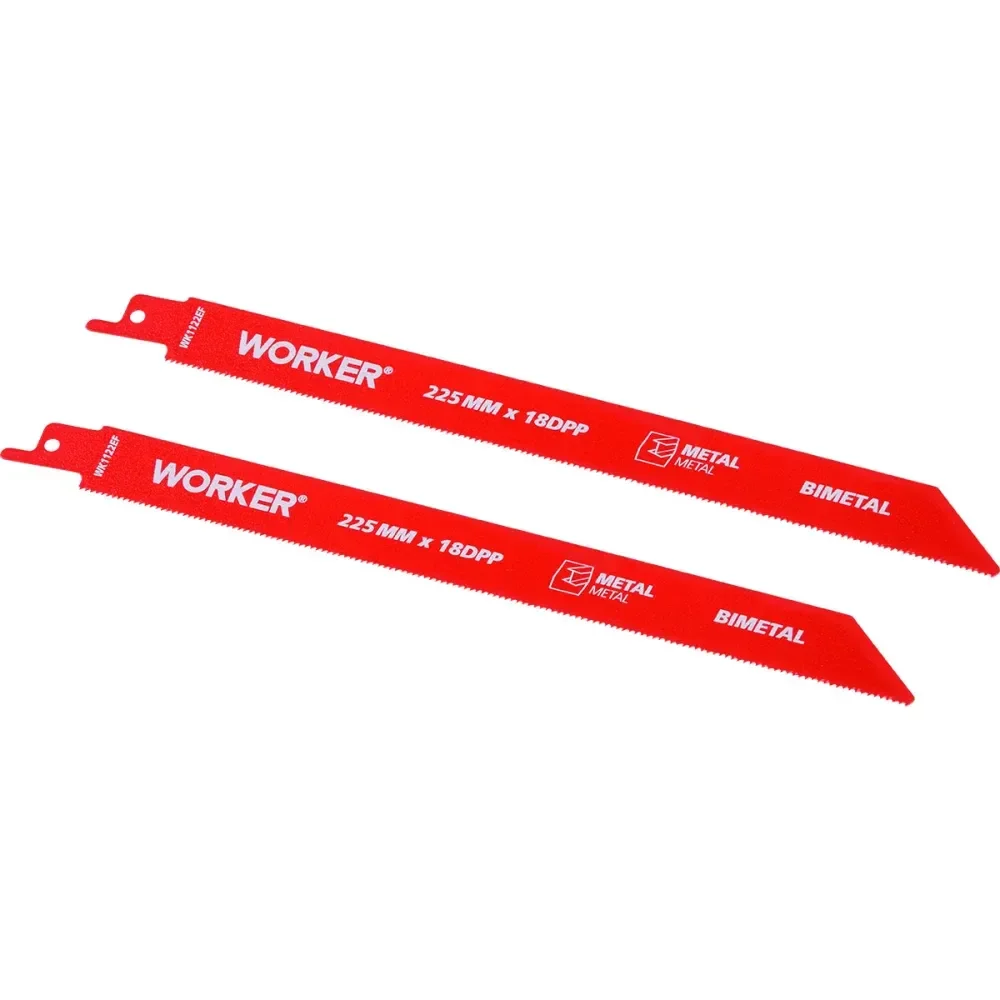 Lâmina Para Serra Sabre Bimetálica 1/2” 225Mm 18 Dentes Worker - Imagem 2
