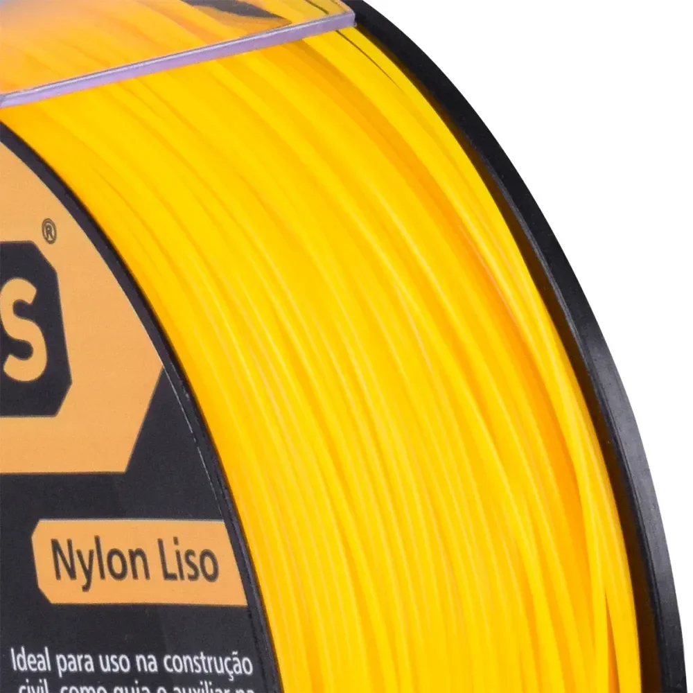 Linha Pedreiro Nylon Amarelo 0,80M X 100Mts Collins - Imagem 4