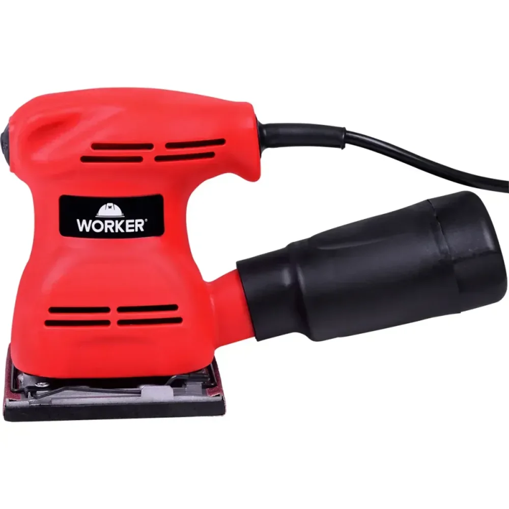 Lixadeira Orbital Vermelha 200W Worker - Imagem 2