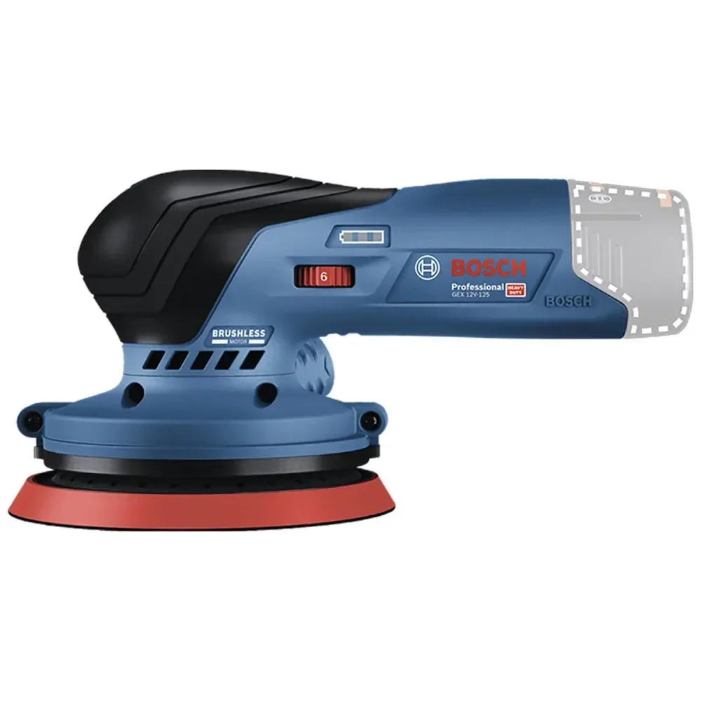 Lixadeira Roto Orbital Gex 12V-125 Sem Fio Bosch - Imagem 3