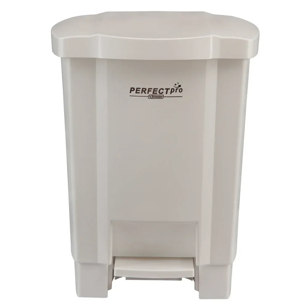 Lixeira Resistente E Balanceada Branca 17L Perfect - Imagem 2