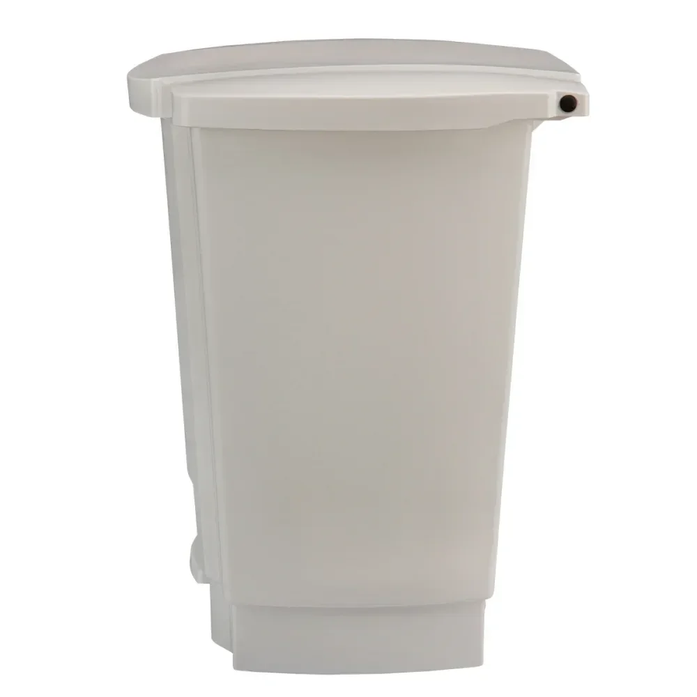 Lixeira Resistente E Balanceada Branca 35L Perfect - Imagem 4