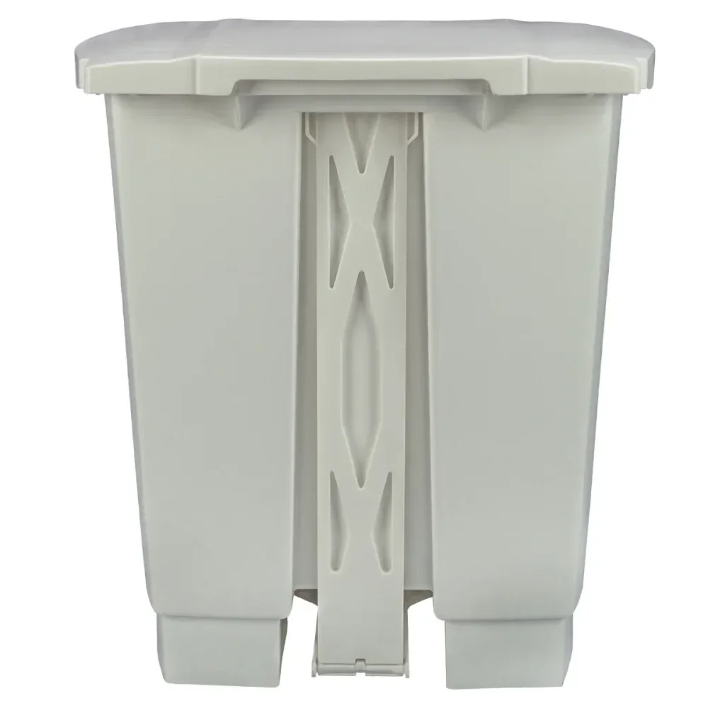 Lixeira Resistente E Balanceada Branca 35L Perfect - Imagem 7