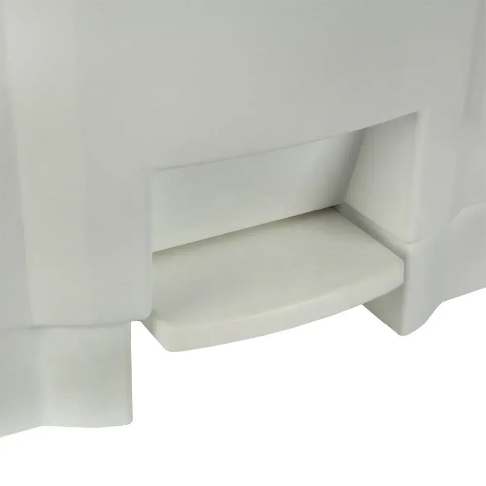 Lixeira Resistente E Balanceada Branca 35L Perfect - Imagem 8