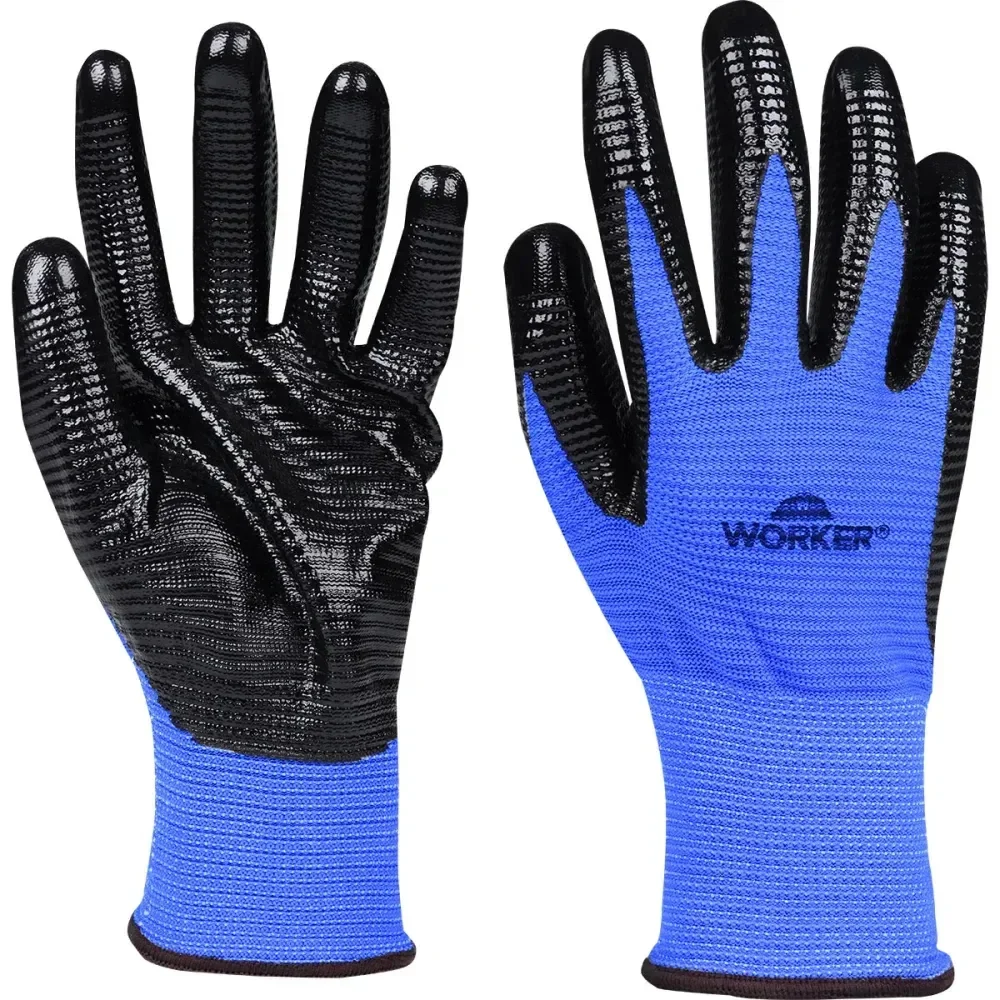 Luva de Segurança em Borracha Nitrílica Wk23 Preta G Worker Oferta