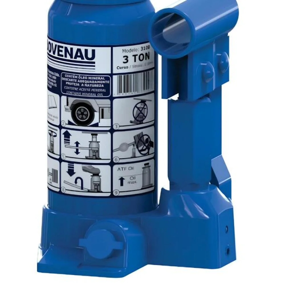 Macaco Garrafa 3 Toneladas Mt3 Bovenau - Imagem 2