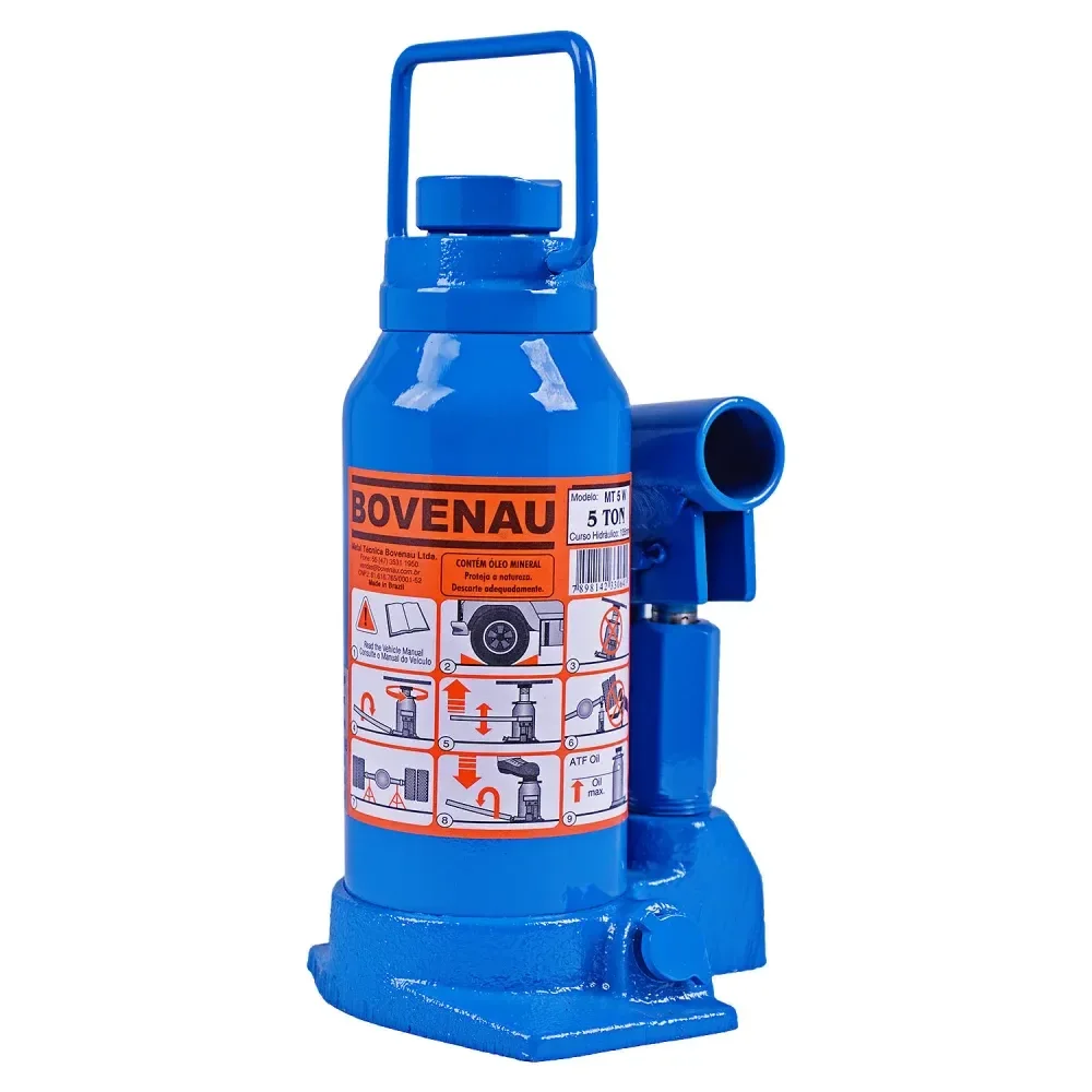 Macaco Garrafa 5 Toneladas Mt5W Bovenau - Imagem 2