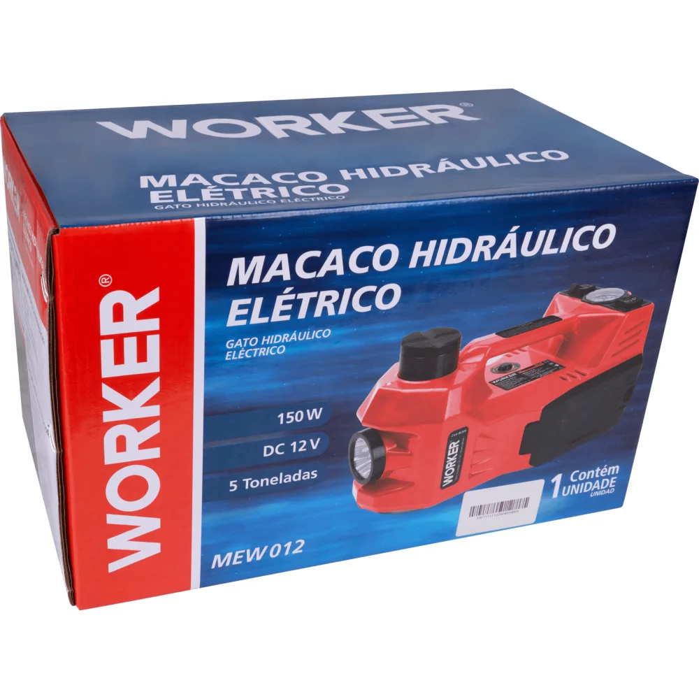 Macaco Hidráulico 5 Toneladas Elétrico 12V Worker - Imagem 10