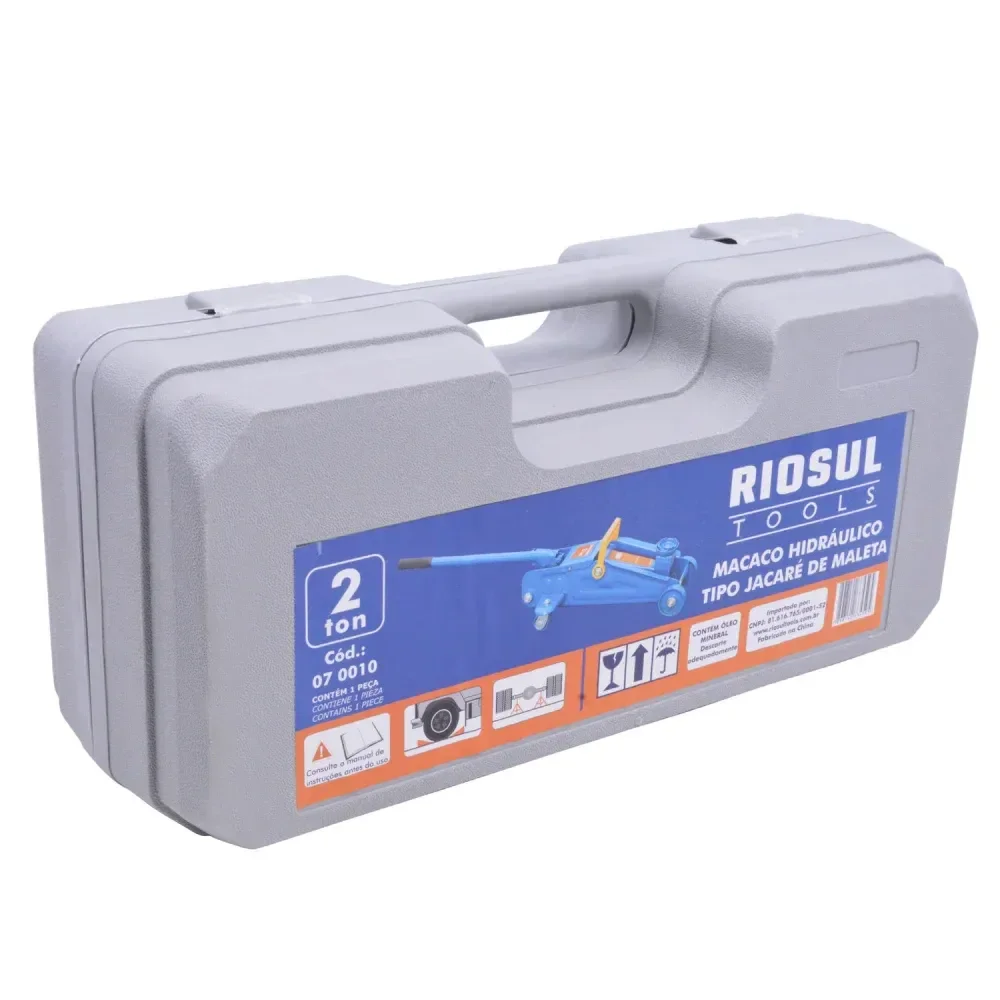 Macaco Hidráulico Jacaré 2 Toneladas Riosul Tools - Imagem 5