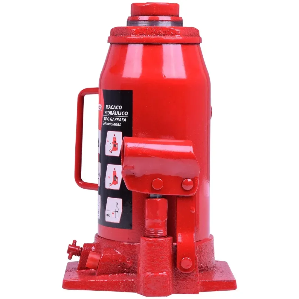 Macaco Hidráulico Tipo Garrafa 160Mm 12 Toneladas Worker - Imagem 4