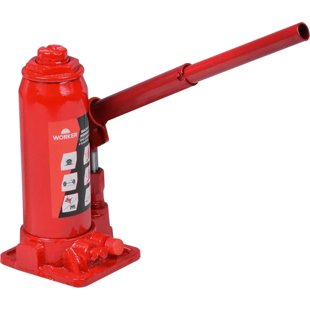 Macaco Hidráulico Tipo Garrafa 2 Toneladas Worker - Imagem 3