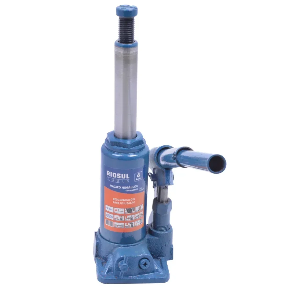 Macaco Hidráulico Tipo Garrafa 4 Toneladas Riosul Tools - Imagem 5