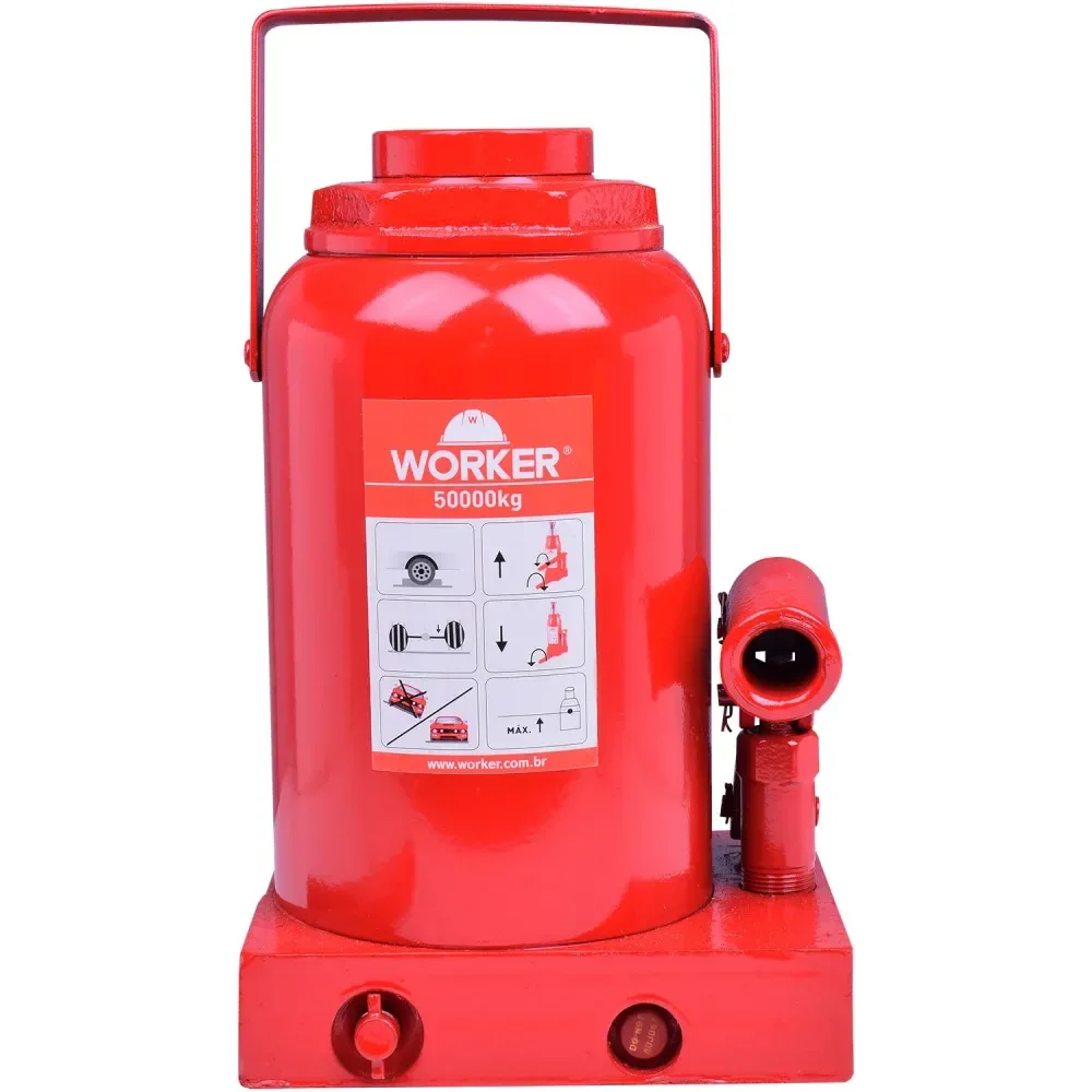 Macaco Hidráulico Tipo Garrafa 50 Toneladas Worker - Imagem 2