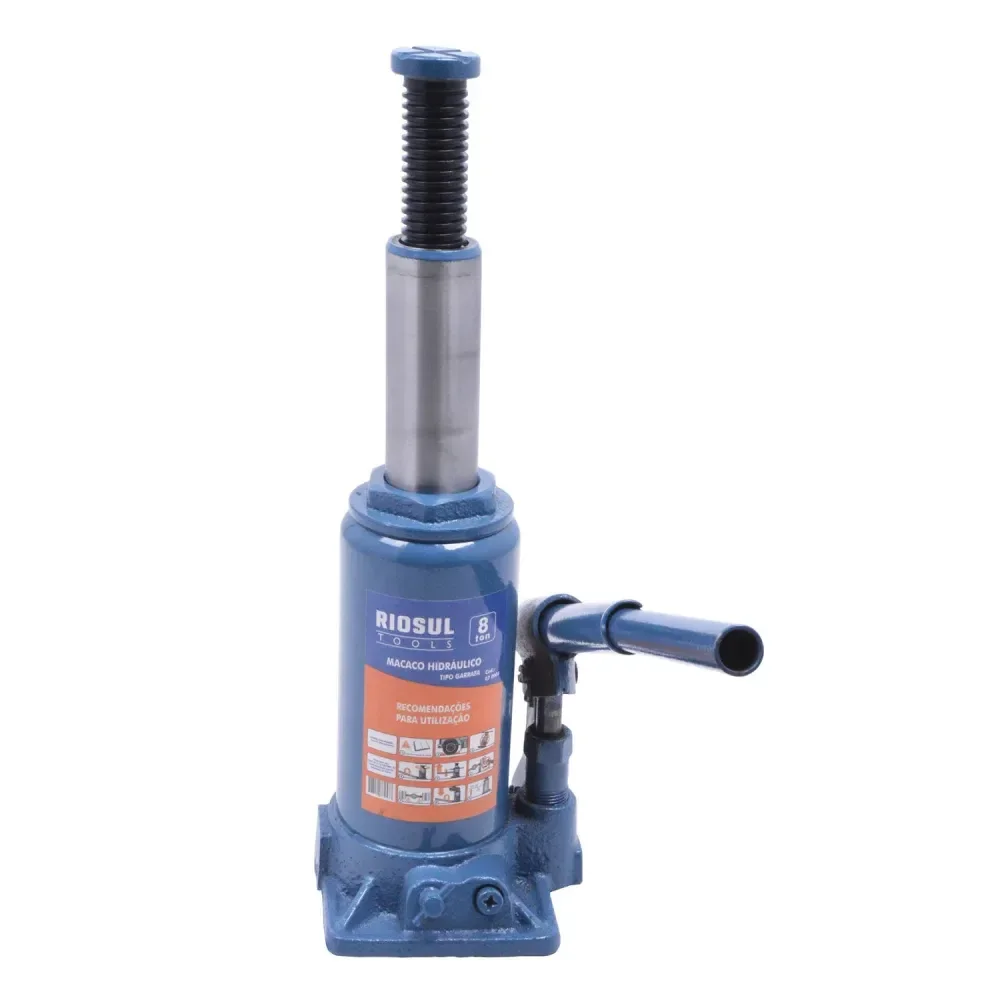 Macaco Hidráulico Tipo Garrafa 8 Toneladas Riosul Tools - Imagem 5